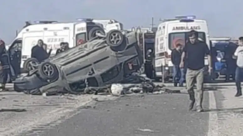 Konya’da feci kaza! 1 ölü, 3 ağır yaralı