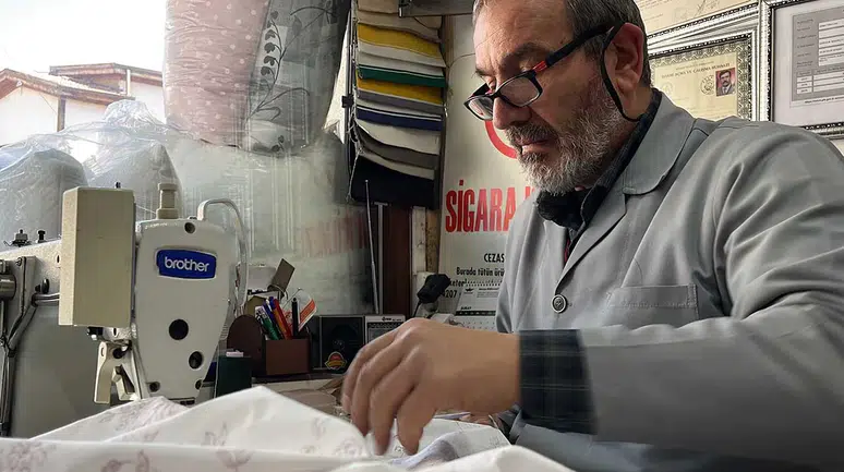 Konya'da el dikişi yorganlar yeniden ilgi görüyor