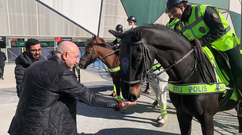 Konya İl Emniyet Müdürü Yüksek’in at sevgisi