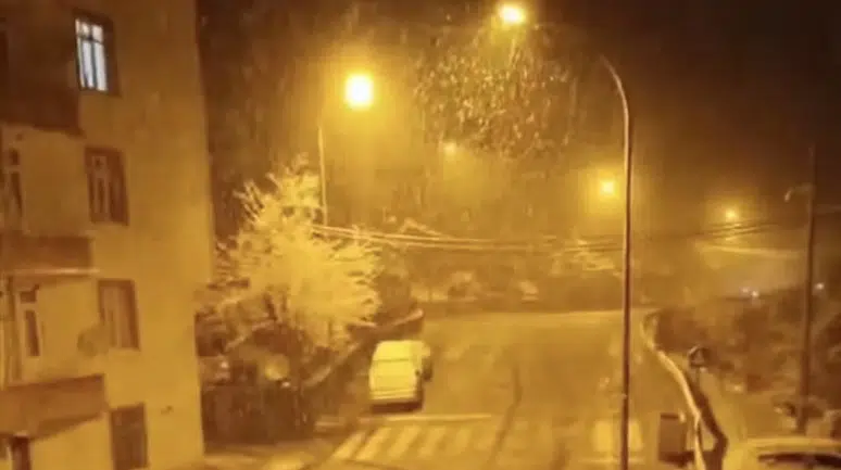 Konya’da iki bölgede kar başladı!