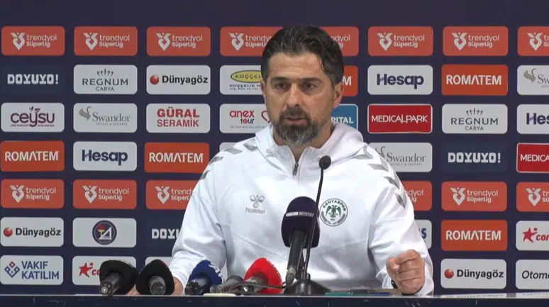 Konyaspor'da İlhan Palut, 3 puanı değerlendirdi! Sonuna kadar disiplinli oynadık