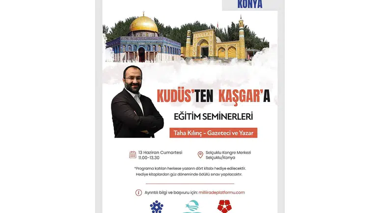 Kudüs’ten Kaşgar’a Kültür yolculuğu başlıyor: Konya durağı 13 Haziran’da!