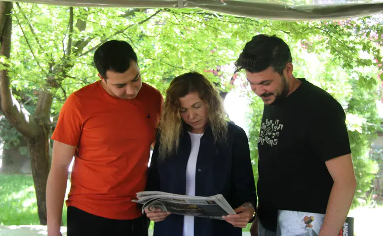 Azmi ile gençlere örnek oldu