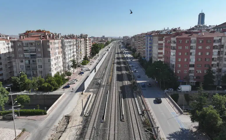 Bu uygulama Konya’da tren sesini azaltacak! KONYARAY’da başladı