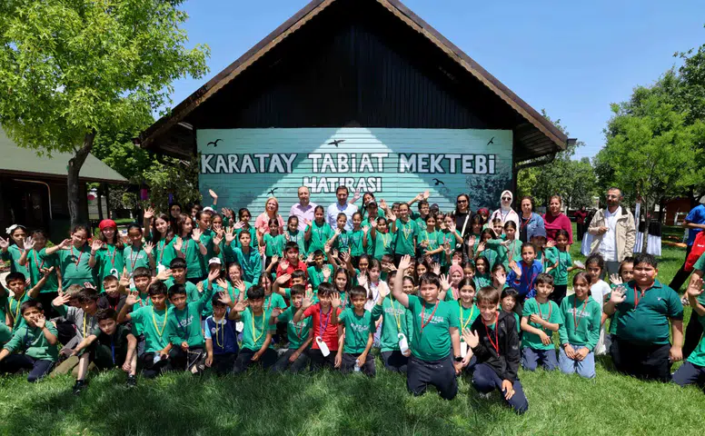 Konya'da çocuklar sınıfı doğaya taşıdı! 9 bin öğrenci katıldı
