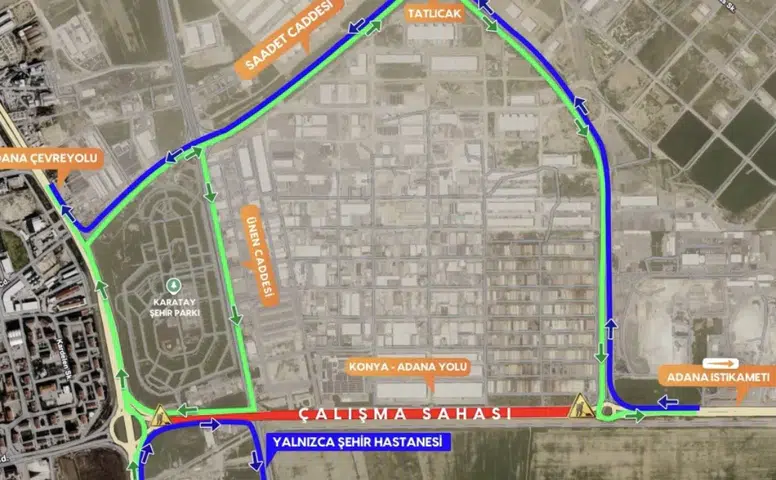 Konya’da kritik kavşak 30 gün trafiğe kapanıyor!