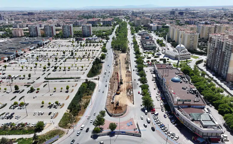 Konya tarihine geçecek projede çalışmalar hız kesmiyor