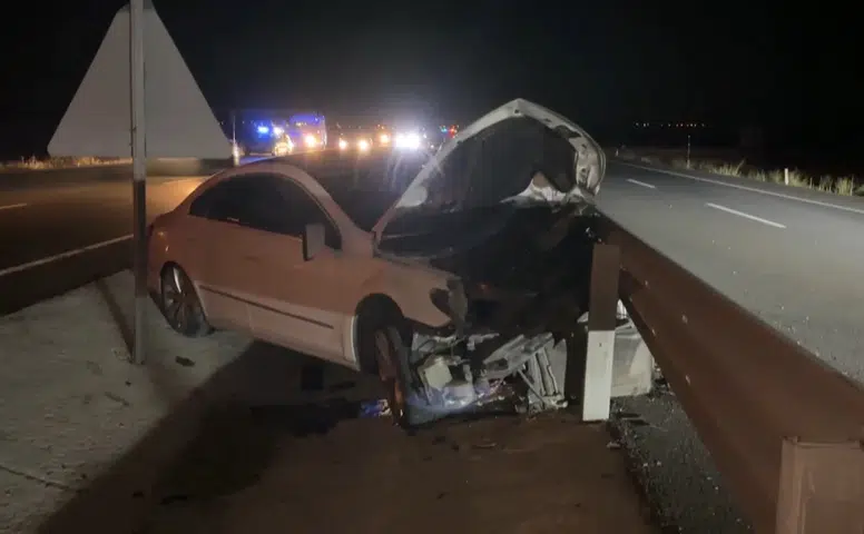 Konya'da 200 kilometre hızla kaza yaptı! Otostop çekip kaçtı