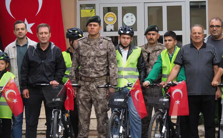 Konyalı şehit için özel bisiklet turu