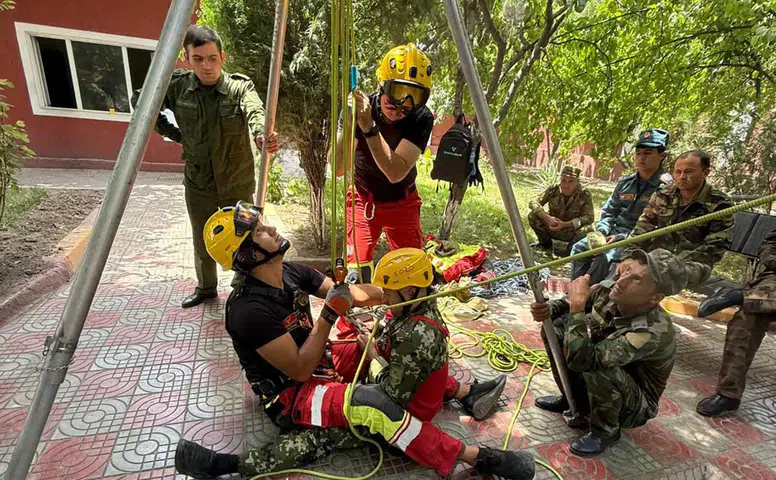 Konya'dan Tacikistan'a hayat kurtaran eğitim! Kritik müdahale teknikleri öğretildi
