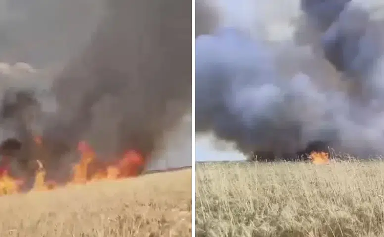 Konya’da kuş alarmı! Tarım arazilerini alev alev yandı