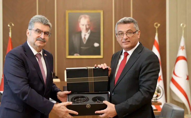 Konya Milletvekili KKTC Cumhurbaşkanı ile görüştü!