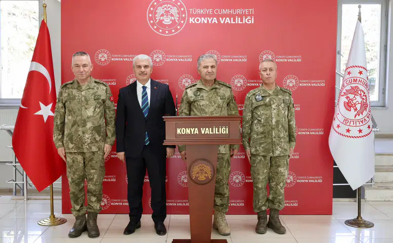 Konya’da üst düzey askeri hareketlilik! Kara Kuvvetleri Komutanı şehirde