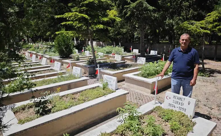 68 yıllık hasret Konya'da son buldu! Şehidin kabrinde bir ilk gerçekleşti