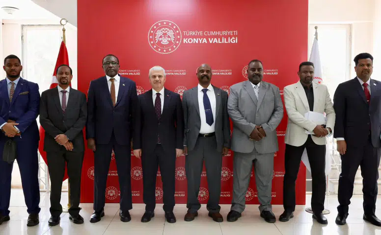 Sudan heyeti Konya'da! Yeni iş birlikleri masaya yatırıldı