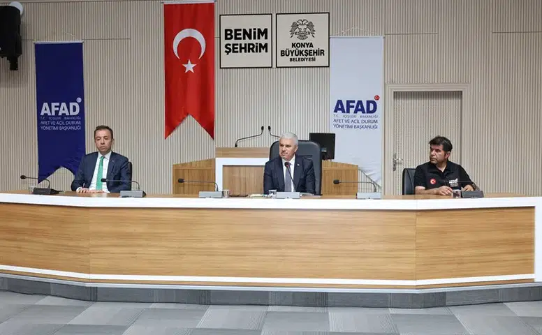 Konya'nın afet riskleri masaya yatırıldı! Yeni yol haritası hazırlanıyor