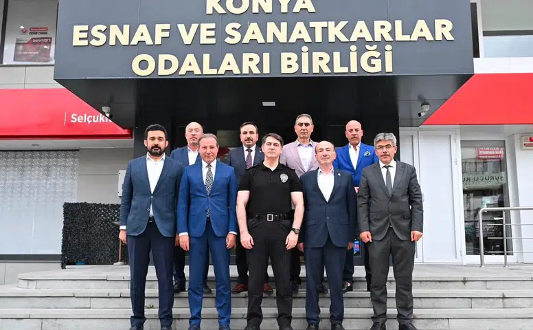 Konya İl Emniyet Müdürü Koç, esnaflarla buluştu