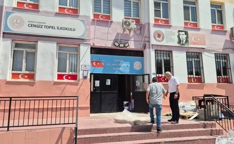 Konya'da okullar yeni döneme hazırlanıyor! İl Müdürü sahaya indi