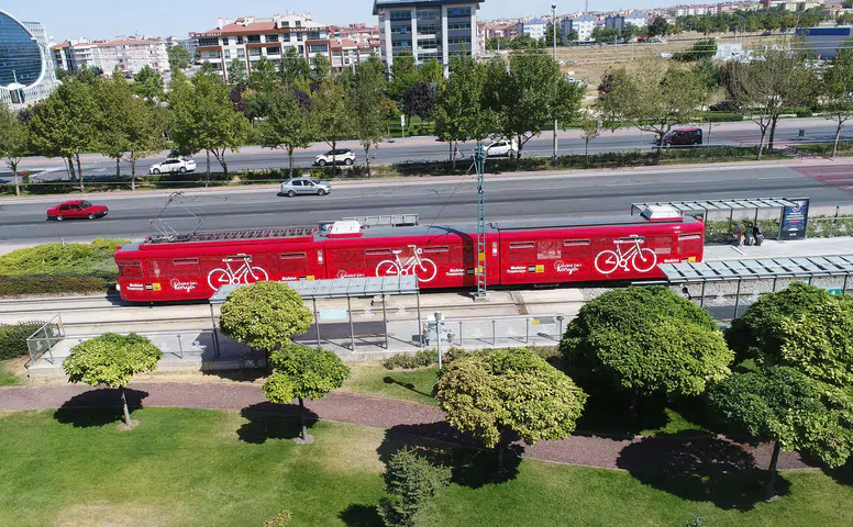 Konya’da Bisiklet Tramvayı kullanacaklar dikkat! Güzergah değişiyor