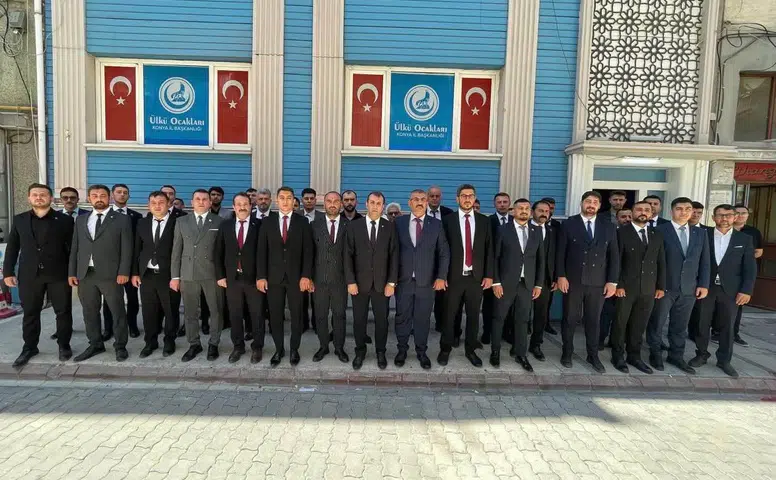 Konya Ülkü Ocakları’nda flaş toplantı! Başkanlar görüştü