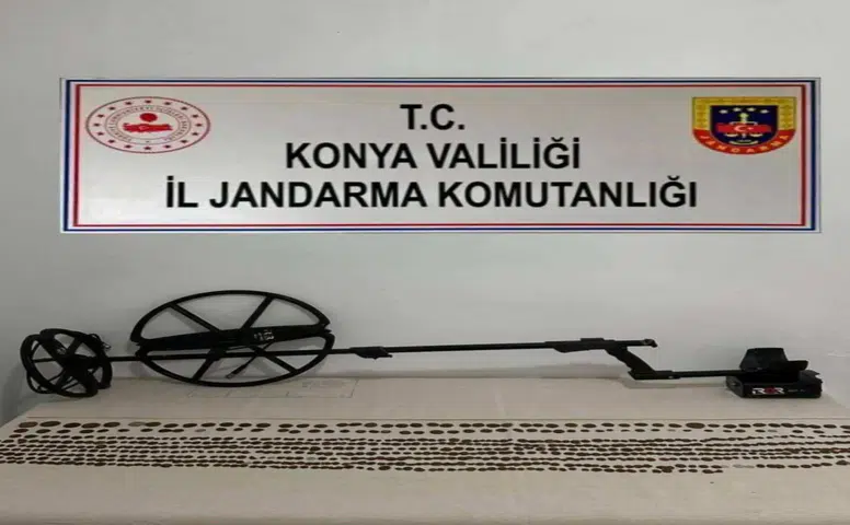 Konya’da 764 adet tarihi sikke ele geçirildi