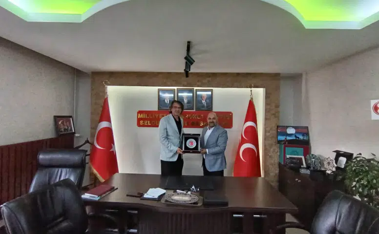 MHP Konya’da örnek siyaset! Eski Başkan, yeni Başkan ile görüştü