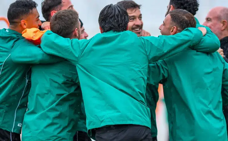 Konyaspor'da neşeli idman