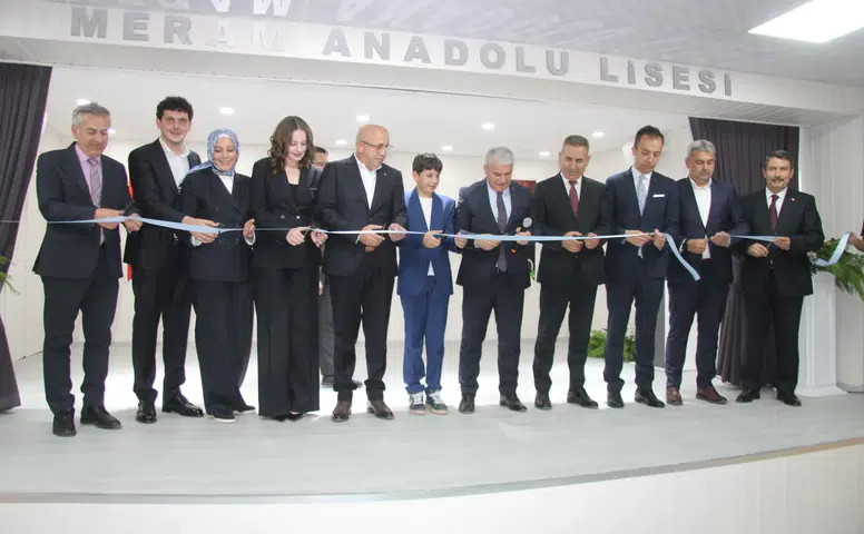 Katırcı ailesinden Meram Anadolu Lisesi’ne önemli destek