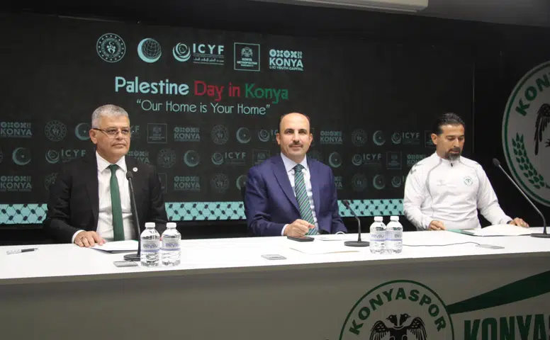 Başkan Altay’dan Konyaspor-Filistin maçı öncesi net çağrı: “Stadyumu dolduralım”