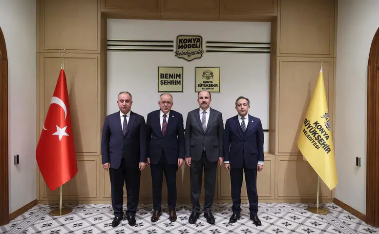 Başkan Altay’a önemli ziyaretler! Konya Vekillerinden yoğun ilgi