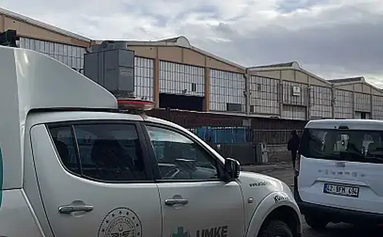 Karatay’da amonyak gazı sızdı! 1 işçi zehirlendi