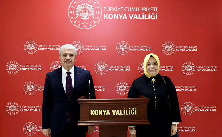 Konya Valisi Akın o ismi ağırladı!  Önemli projeler ele alındı