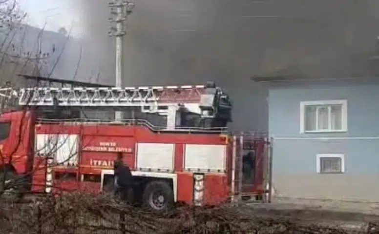 Konya’da müstakil ev alevlere teslim oldu