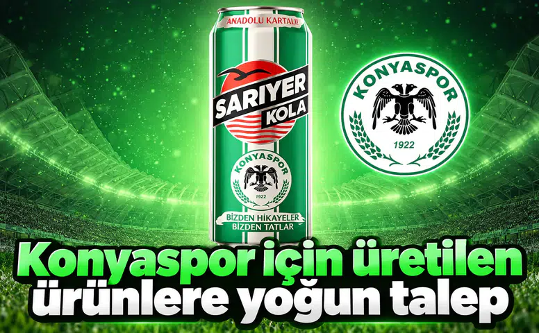 Konyaspor için üretilen ürünlere yoğun talep! Kasaya para girecek