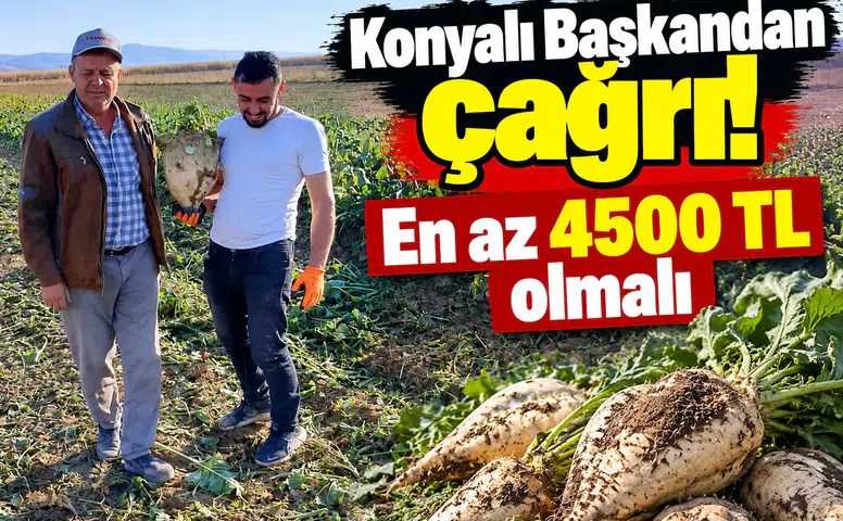 Konyalı Başkandan çağrı: En az 4500 TL olmalı