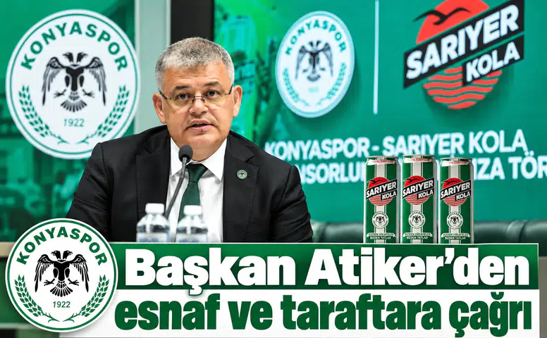 Konyaspor'da Başkan Atiker'den esnaf ve taraftara kritik çağrı