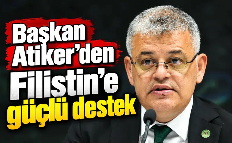 Konyaspor Başkanı Ömer Atiker'den destek vurgusu