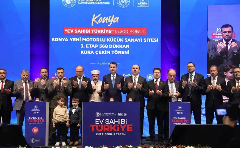 Konya’da Meram, Selçuklu ve Karatay’da TOKİ hak sahipleri belli oldu! İşte o liste