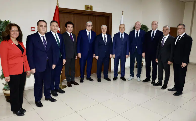 Konya Valisi Avrupa heyetiyle görüştü