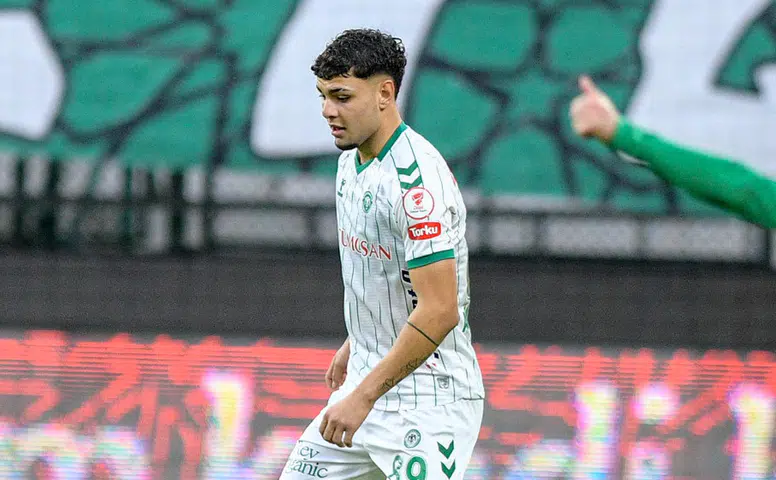 Konyasporlu oyuncu, büyük heyecan yaşadı