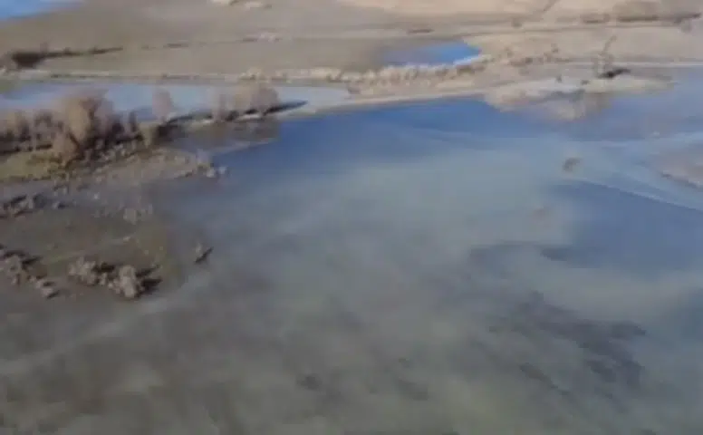 Konya’nın kuruyan gölü su tutmaya başladı