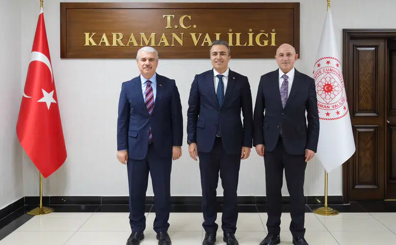 Konya ve Karaman Valisi buluştu! İş birliği artacak