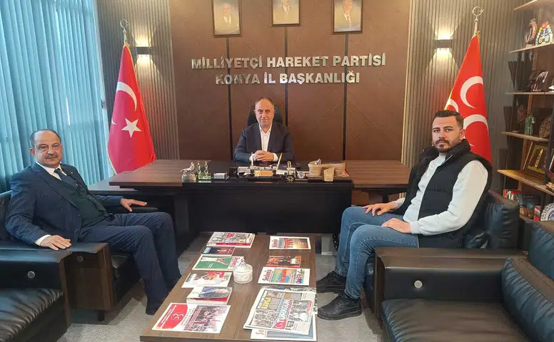 Cezaevinden tahliye olmuştu! Konya'da belediye başkanı ve il başkanı bir araya geldi