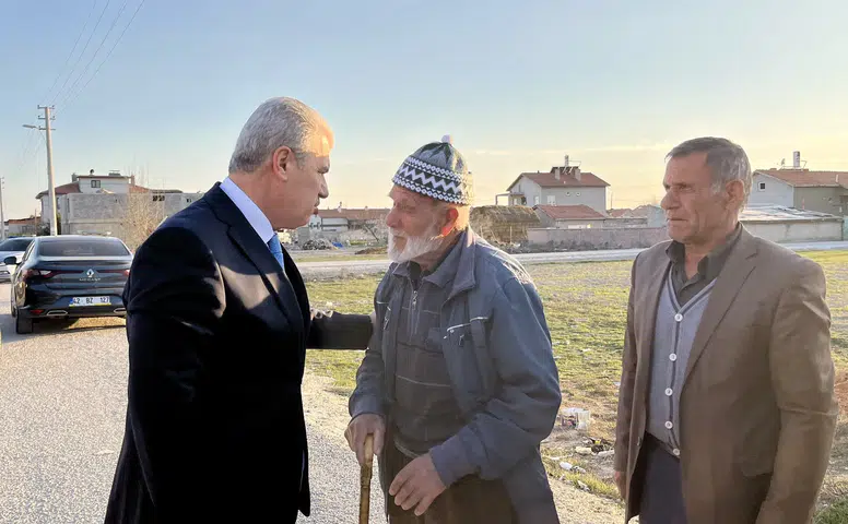 Konya Valisi Akın, acılı aile ile görüştü! O eve ateş düştü