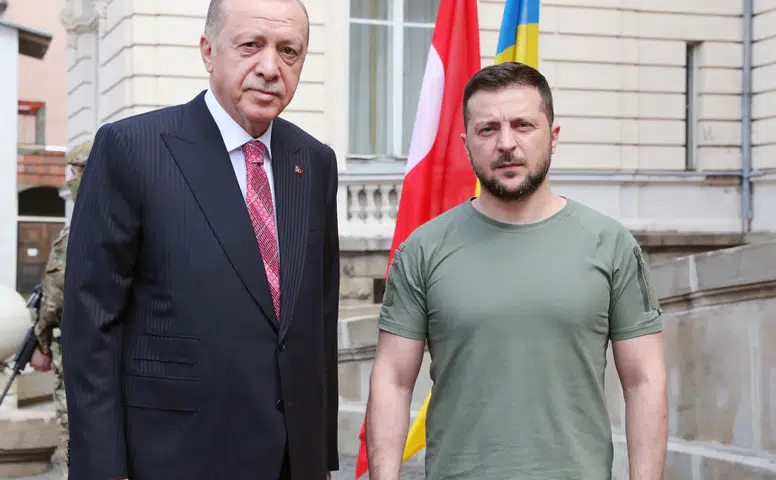 Erdoğan, Volodimir Zelenskiy ile görüştü