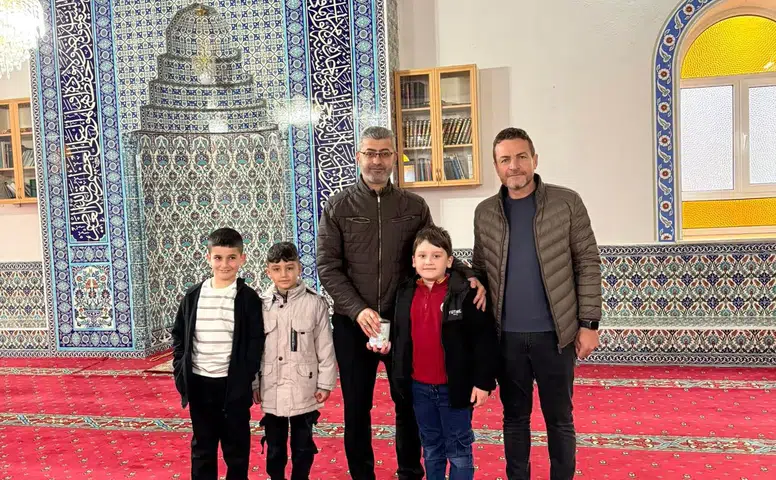 Konyalı küçük çocuğun büyük desteği takdir topladı