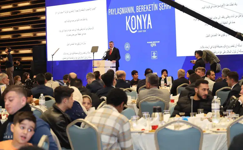 Bakan Çiftçi, Konya’da Filistinlilerle bir araya geldi