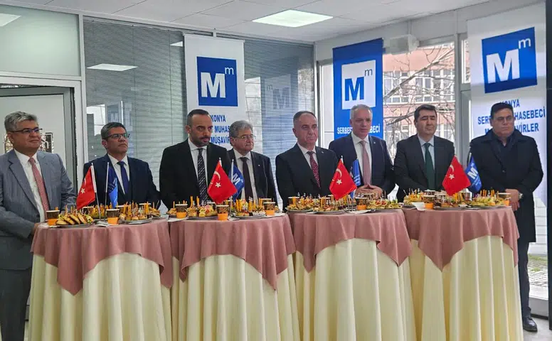 Konya SMMMO'da bayramlaşma programı yapıldı