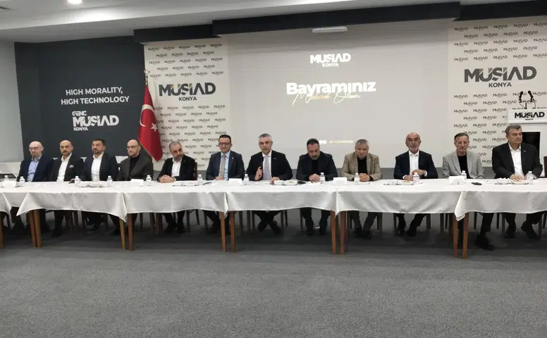 Konya iş dünyası bayramlaştı! Protokolden yoğun ilgi