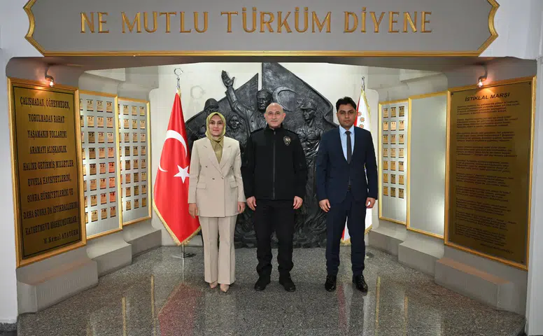 Karaman protokolü, Müdür Yüksek ile buluştu